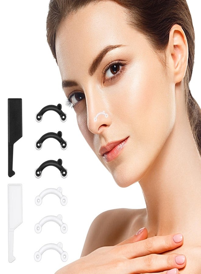 مجموعة أدوات تجميل الأنف XLIUAX، 6 أزواج، لرفع وتشكيل الأنف، مشابك رفع الأنف، أداة تشكيل غير مرئية بدون ألم، طقم تجميل للنساء والرجال، 3 مقاسات - Image 5
